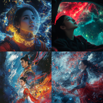 太空电影院正在上映电影哪吒2