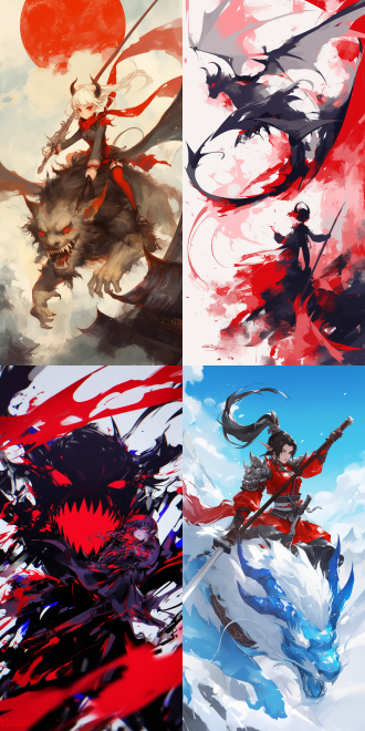 女性恶魔骑梦魇兽，空中飞行，曲线优美，五官精致，高画质，红色哥特服装，手持长鞭，动态模糊，暗黑风格，细节丰富，广角镜头，逆光，冷色调，神秘，威严。