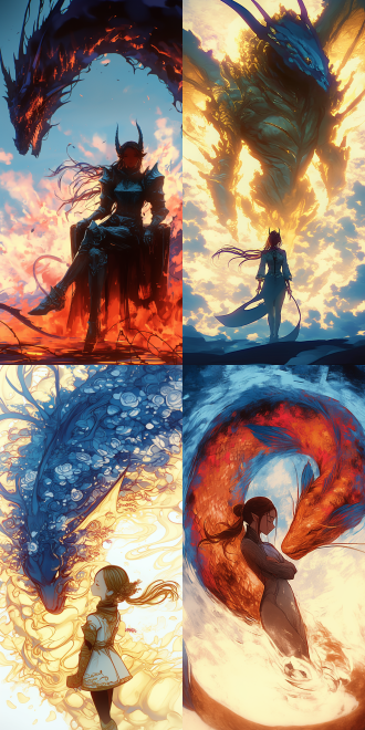 goddess and her demonic pet, with curvaceous figure, delicate features, rich details, high resolution, full body perspective, wide-angle lens, natural light, soft tones, sense of mystery, surrealism, dreamy effect, skin texture, and profound eyes, evoking a sense of temptation.