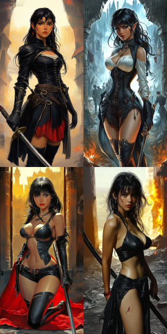 female vampire hunter，身材火辣，恶魔城背景，贝尔蒙特家族，手持长鞭，阴暗风格，全身照，大腿线条流畅