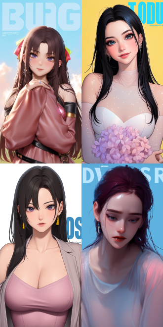 full body cgsociety,beautiful and charming anime female， evening dress，bright long hair, korean face features, bodysuit, wearing a sparkling dress, upper body avatar, intricate, skydoll noa, very detailed beautiful face, luxury decoration, warm color tone, charming，anime style，杂志封面