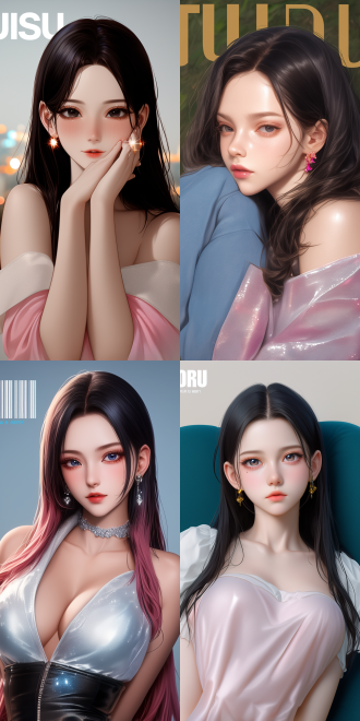 full body cgsociety,beautiful and charming anime female， evening dress，bright long hair, korean face features, bodysuit, wearing a sparkling dress, upper body avatar, intricate, skydoll noa, very detailed beautiful face, luxury decoration, warm color tone, charming，anime style，杂志封面