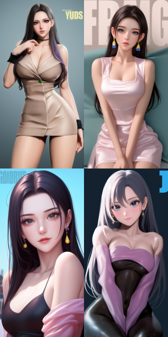 full body cgsociety,beautiful and charming anime female， evening dress，bright long hair, korean face features, bodysuit, wearing a sparkling dress, upper body avatar, intricate, skydoll noa, very detailed beautiful face, luxury decoration, warm color tone, charming，anime style，杂志封面