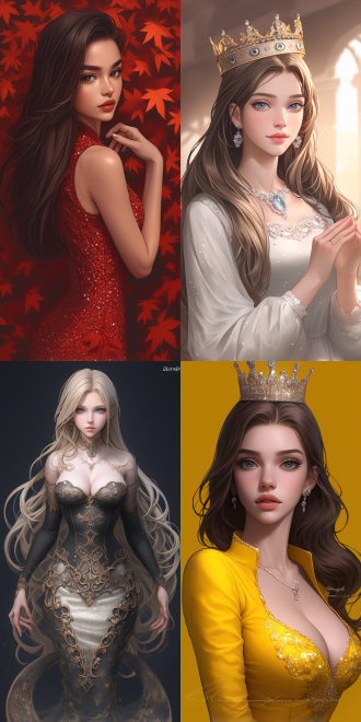full body cgsociety, beautiful and charming anime female, evening dress, bright long hair, korean face features, bodysuit, wearing a sparkling dress, upper body avatar, intricate, skydoll noa, very detailed beautiful face, luxury decoration, warm color tone, charming, anime style, magazine cover