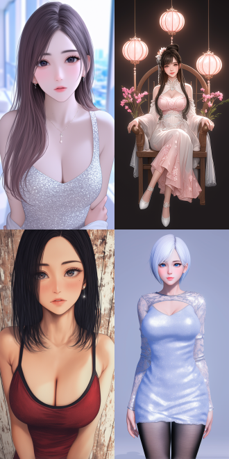 full body cgsociety, beautiful and charming anime female, evening dress, bright long hair, korean face features, bodysuit, wearing a sparkling dress, upper body avatar, intricate, skydoll noa, very detailed beautiful face, luxury decoration, warm color tone, charming, anime style, magazine cover
