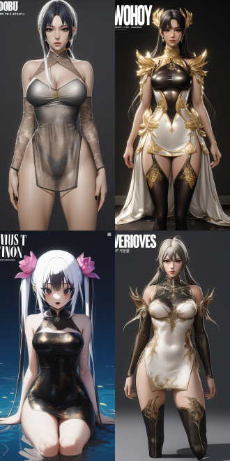 full body cgsociety, beautiful and charming anime female, evening dress, bright long hair, korean face features, bodysuit, wearing a sparkling dress, body avatar, intricate, skydoll noa, very detailed beautiful face, luxury decoration, warm color tone, charming, anime style, magazine cover，hot figure