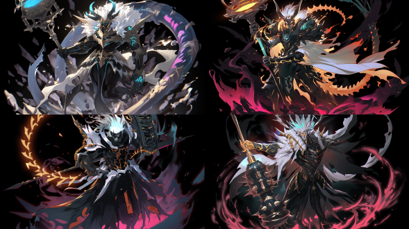 混沌战将挥舞流星锤，岩石背景，暗黑风格，肌肉线条，愤怒表情，岩石裂缝，动态模糊，长焦镜头，低角度，背光，金属质感，冷色调，力量感。