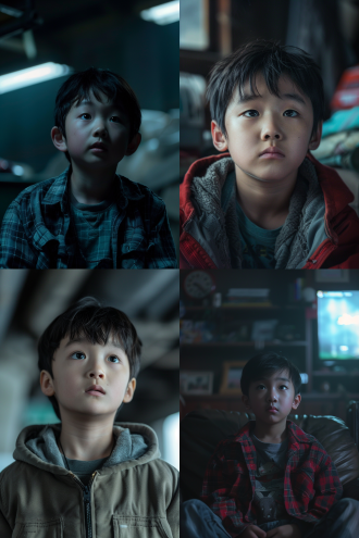 yanjun chengt, 5 years old, iphone video, 8k definition, apprehensive mood, still from avengers endgame, streaming, nathan fielder, 1128x191 resolution, jinyoung shin aesthetic