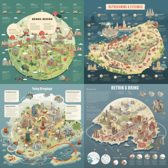 an infographic illustrating beijing across regions, featuring a detailed map of beijing with icons and labels representing different safety regulations in each region, in a clear type the words “beijing”, and is designed as an informational graphic.