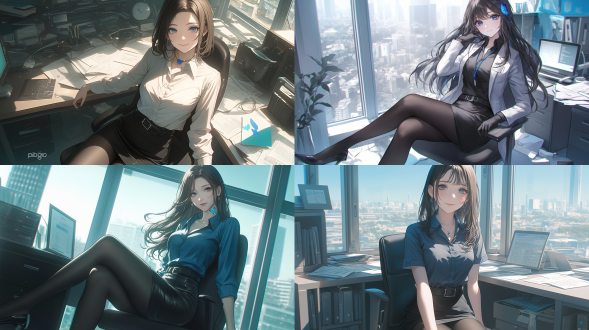 (((masterpiece quality))), ((hyper-detailed illustration)), [职业/精神科医师][身高168cm][曲线率94-62-90][直角肩衔接纤细天鹅颈][雪纺衬衫紧束腰封][黑色直发及腰][左侧锁骨蓝蝶刺青][文件柜阴影中交叠的玻璃丝袜美腿][穿绑带细高跟][后颈淡红色胎记形似樱花][犬系下垂眼]