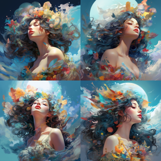 设计师，轻松写意，一切尽在掌握，等待挑战的状态，半身像