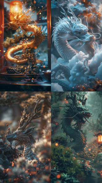 麒麟，电影质感，神秘的感觉，东方美学，8k，高清