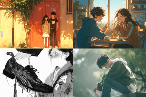 周漾和贫困生的我告白时，他的青梅站在一旁笑我: 「他脚下那双限量款都够你一年生活费了，你该不会真信这种玩笑我的确信了。 那时的我没有意识到，我和周漾完全是两个世界的人。直到青梅丢了手链。 周漾和所有人一起，将嘲讽的目光落在我身上。 他嗓音讥讽，「缺钱，开口告诉我一声就行了，何必呢?」我红了眼，攥着袖口的手止不住地抖。 转学时，我拉黑了周漾所有的联系方式，走得悄无声息。可没想到，向来高高在上的周漾，找了我整整七年。