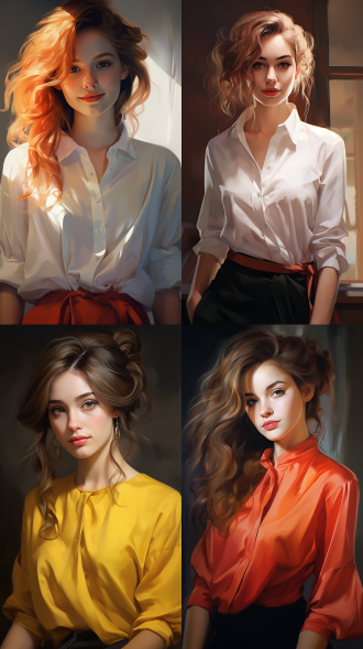 bright highlighting,portrait of1elegant girl,indoor,simple background