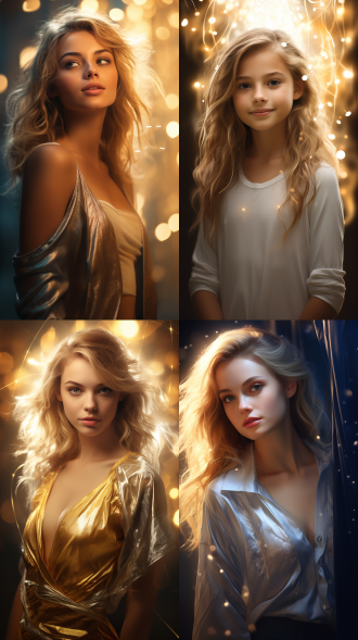 rays of shimmering light,portraitof 1 elegant girl,simple background,8k,high quality