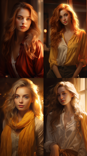 warm light,portraitof 1elegant girl,simple background,8k,high quality