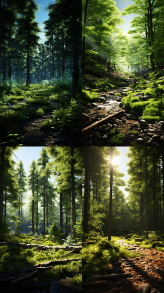 volumetriclighting,forest,8k,ue5