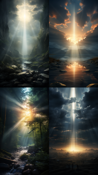 crepuscular ray,8k