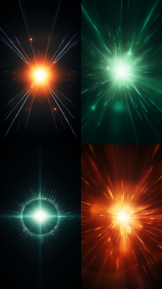 radial lens flare,8k