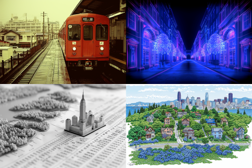 城市，线条，建筑，场景，景观，创意，地图，艺术，背景，商业，概念，设计，科技感