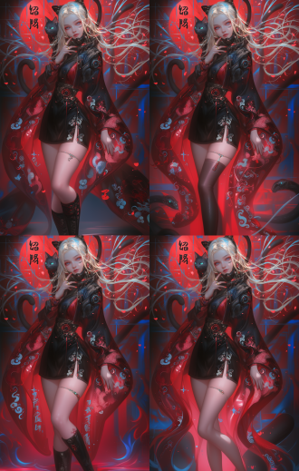 日本女人，黑色精致的长发，眼神锐利，紧身的黑色科幻胶衣::15，面部细节丰富，肌肤纹理清晰，五官精致，赛博城市背景::10。画面采用cg风格，科幻颜色，c4d渲染::15, 曲线美::10，三维::10,腰部以上::6