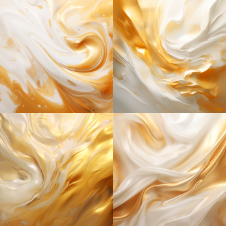 黄白闪耀色彩强烈，炫彩光芒，干净光影高分辨率，精细纹理