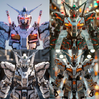 机动战士，高达，头部细节多细腻，正面，半身特写，超金属质感，金属高光，陶瓷高光，机甲光泽，静态展示，机甲活动细节，超多细节，背后发光，后背很多推进器，oc渲染，干净无暇，氛围多色彩，压迫感，紧张感，32k,32位色彩深度，最佳画质。