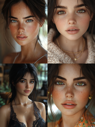 8k品质，超写实，超级精细纹理，超级完美细节，完美的皮肤，超级美丽的女人 摄影纪实 oc渲染器