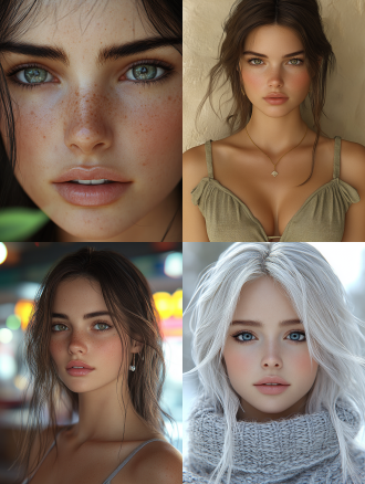 8k品质，超写实，超级精细纹理，超级完美细节，完美的皮肤，超级美丽的女人 oc渲染器