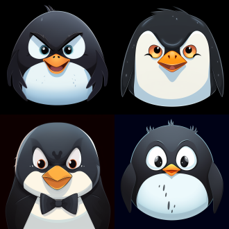 企鹅卡通头像