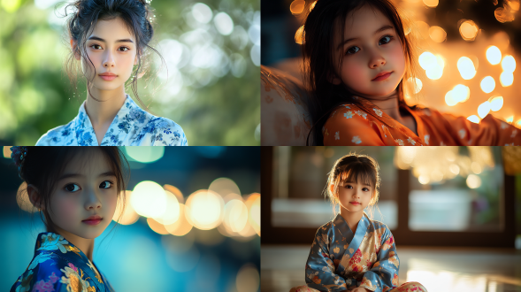 东方少女肖像，浅景深虚化背景，环形补光，自然肌理，天鹅颈，丝质睡衣反光，iso64 f/4 1/250s，哈苏x2d 100c+xcd 90mm