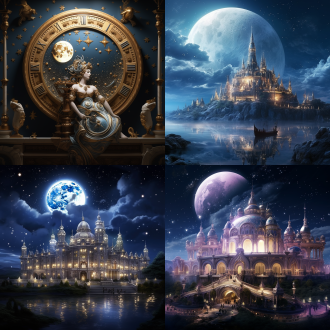 明月几时有？把酒问青天。不知天上宫阙，今夕是何年 月亮 月宫