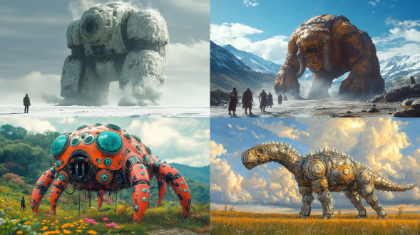 机械科技元素巨物