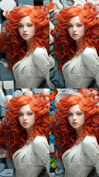 女子特写，浮雕感，肌肤焕发光彩，护肤主题，生物元素，竖长构图9:16，写实风格，柔光灯，高清画质，精致，安心。