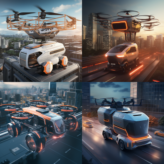 城市智能物流（运输车无人机）调度系统