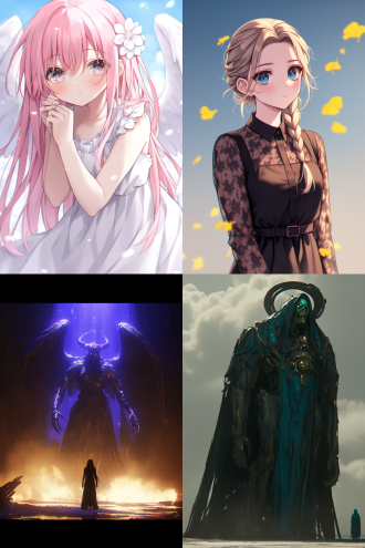 凤凰神女，站于云端，身姿飘逸，长裙飞舞，面容绝美，神情高贵，梦幻风，逆光，长焦镜头，绚丽色彩，空灵，神圣。