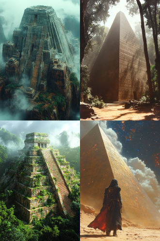 在阿纳霍岛上建造了一座巨大的阶梯金字塔。后来，这里成为一个巨大 的神秘学院，星际播种者的入门者在此学习实现地球神圣计划所需的实 用技巧和工具。这座金字塔结构是通过利用光束与高度专业化的声音频 率共同创造的。