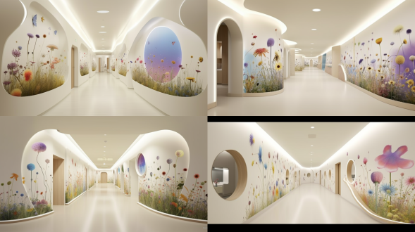 botanical illustration, herbs and wildflowers,clip art, white background