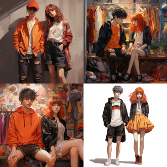 腼腆男生，火爆女生的日常