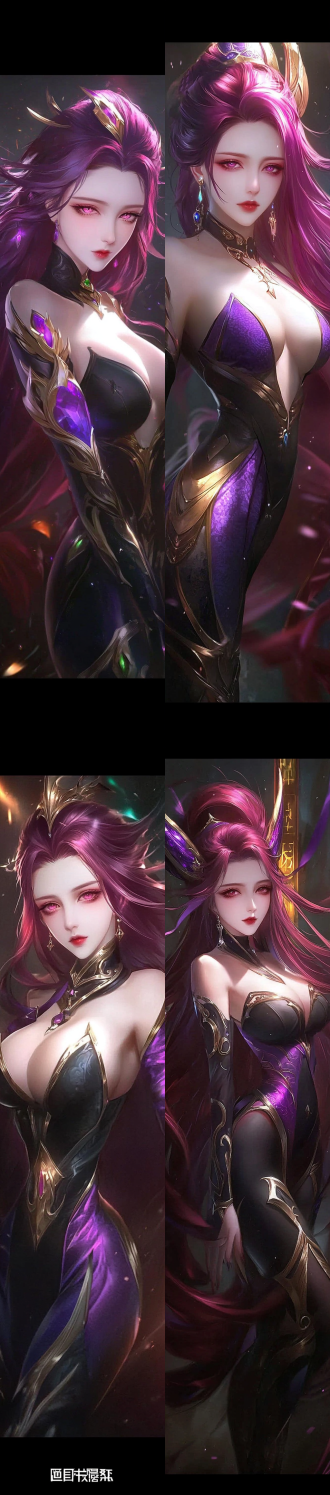 woman has long, flowing red hair and deep eyes, which not only showcase her mystery and beauty but also reveal her extraordinary temperament. she is tall in stature and elegant in demeanor,