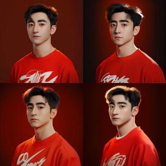 人物角度变换但五官稳定，居中构图，写实风格，室内环境，标准镜头，自然光，静态，人像元素，肤色自然，平静。