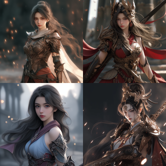 古风女侠，大长腿，精致妆容，英气逼人，美貌，侠义，全身照。8k，最佳质量，超细节，高质量，电影光效