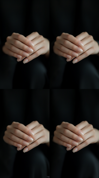 美女手部特写，手指纤细修长，比例合理匀称，白净细腻，细节丰富，指甲中长圆润，指甲油色彩丰富，超高画质，8k 分辨率