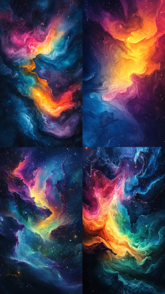 五彩斑斓的世界极光 南极