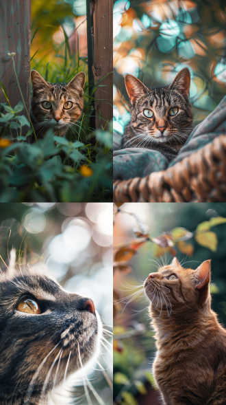 封面摄影，一只猫