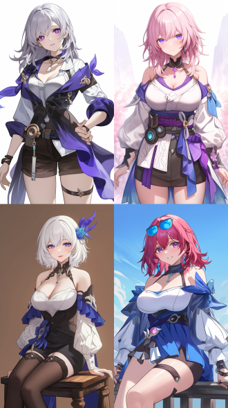 the woman, from honkai: star rail，手游.