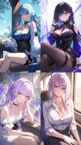 thick painting, cg original illustration, the woman, from honkai: star rail, mobile game.