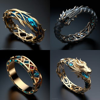 我要设计一款实心手环，