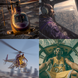 科比开直升飞机