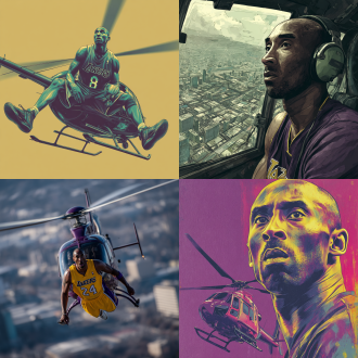 科比开直升飞机